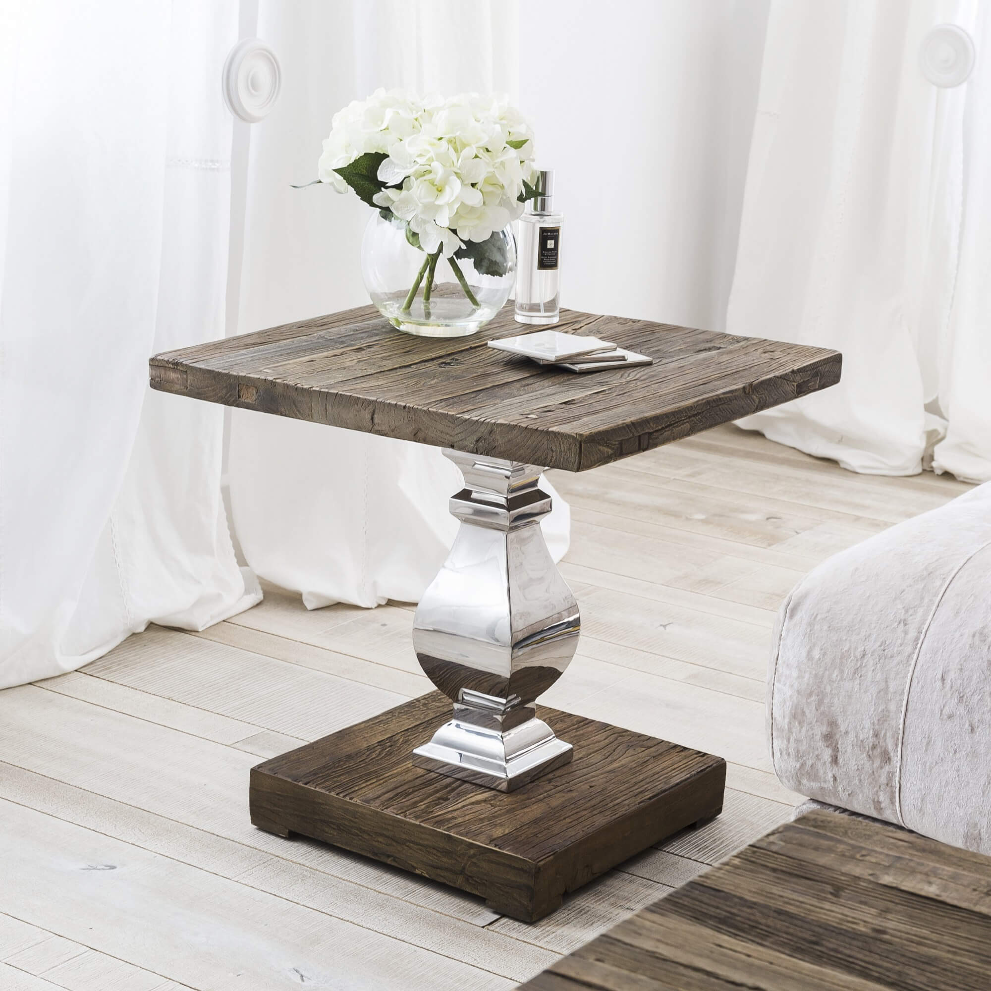 Aspen Reclaimed Elm Lamp Table