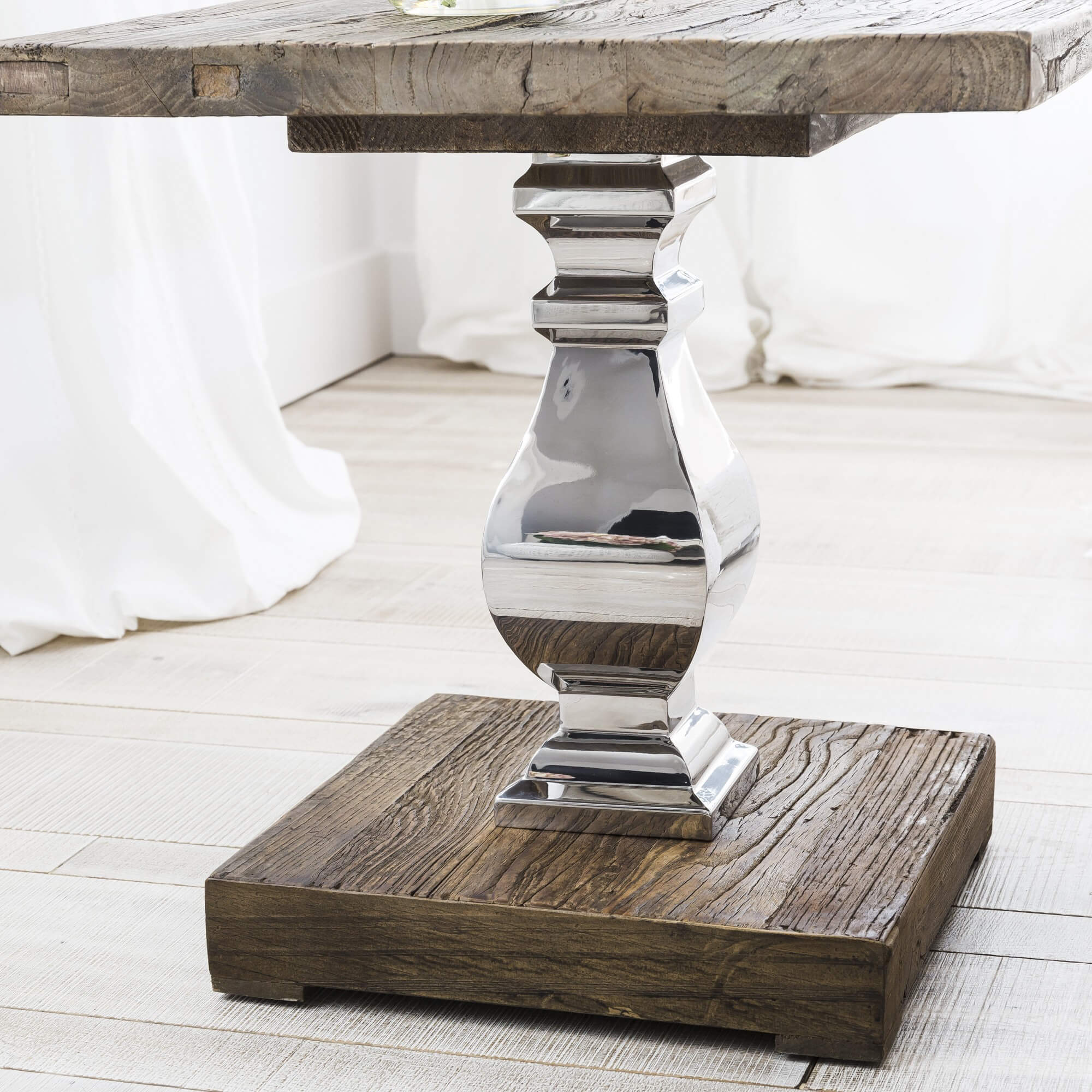 Aspen Reclaimed Elm Lamp Table