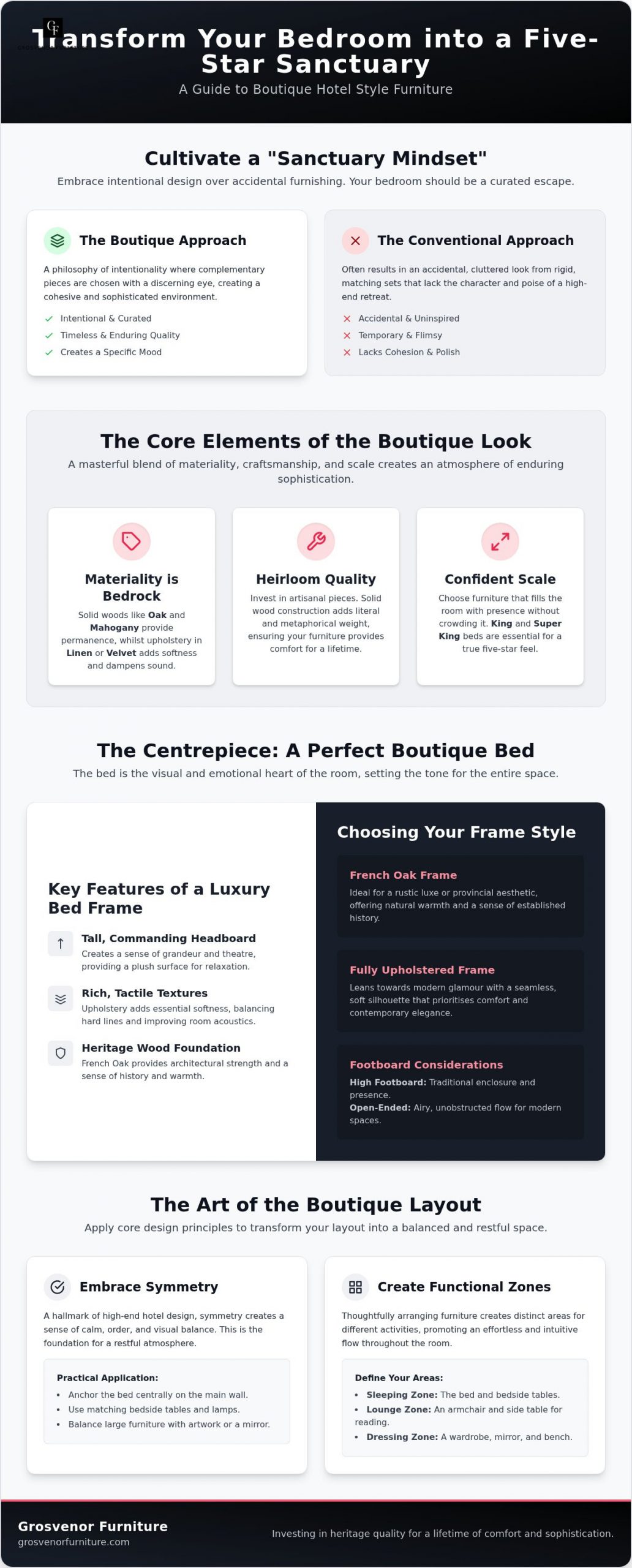 Boutique Hotel Style Bedroom Furniture: Creating a Five-Star Sanctuary at Home