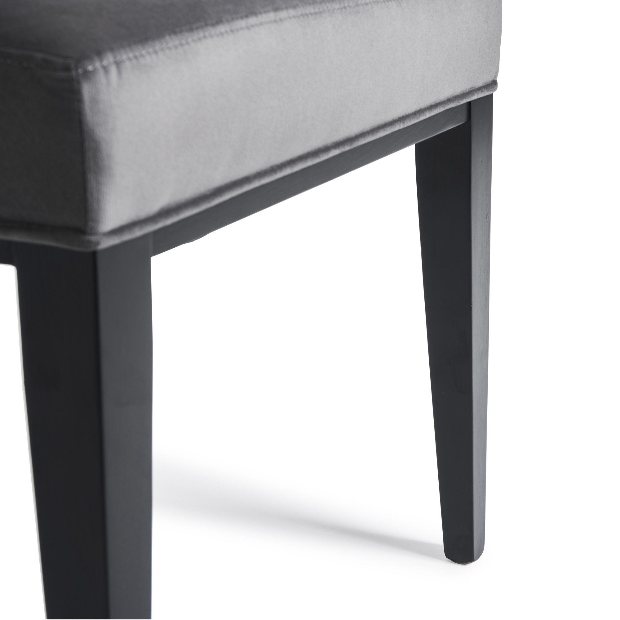 Hammersmith Upholstered Grey Velvet Dining Chair