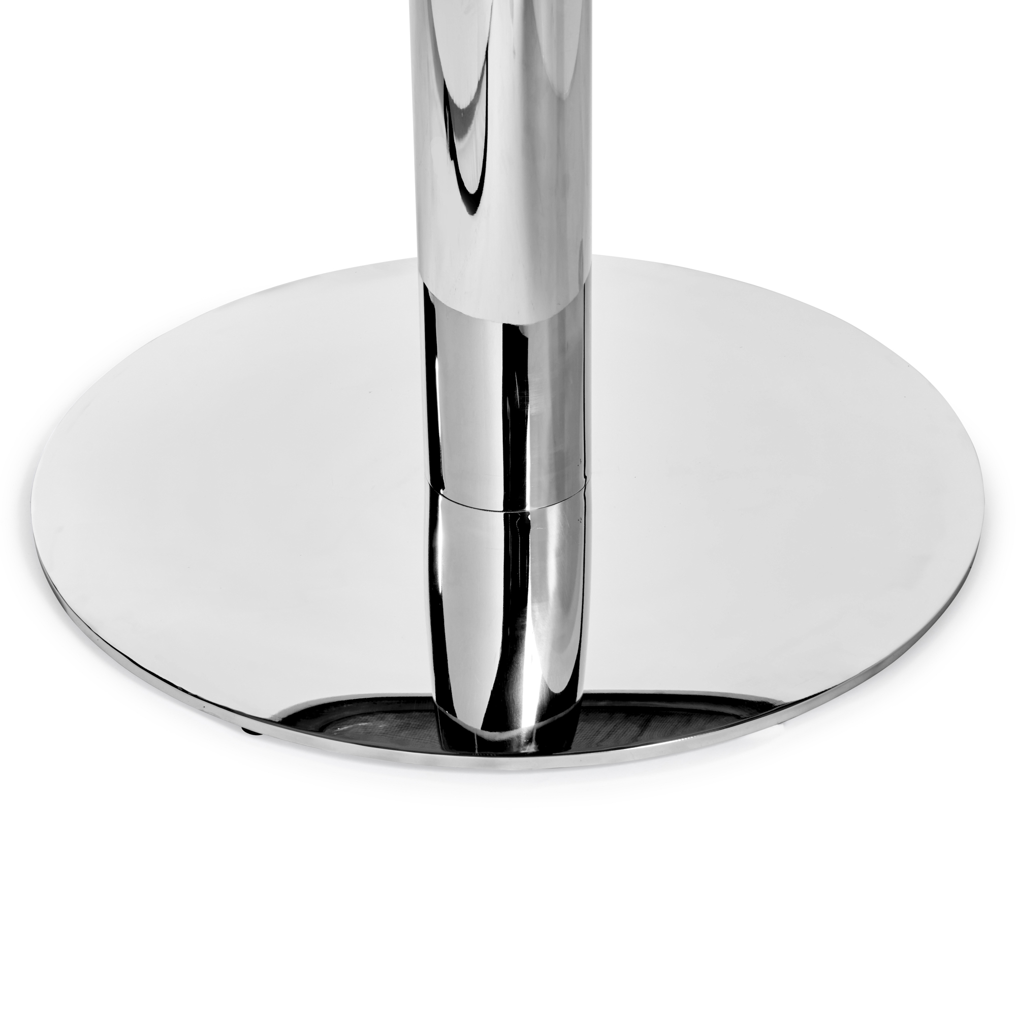 Small Louis 1.06m Round Dining Table – White Glass