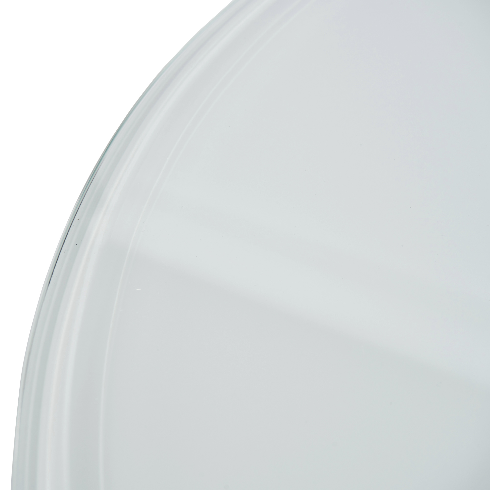 Small Louis 1.06m Round Dining Table – White Glass