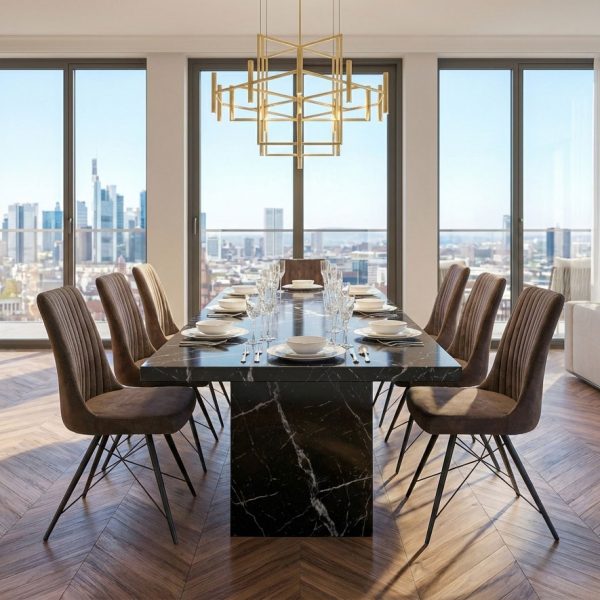 Hudson Faux Leather Dining Chair