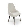 Isla Boucle Dining Chair with Gold Tipped Feet - Image 5