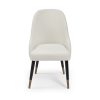 Isla Boucle Dining Chair with Gold Tipped Feet - Image 6