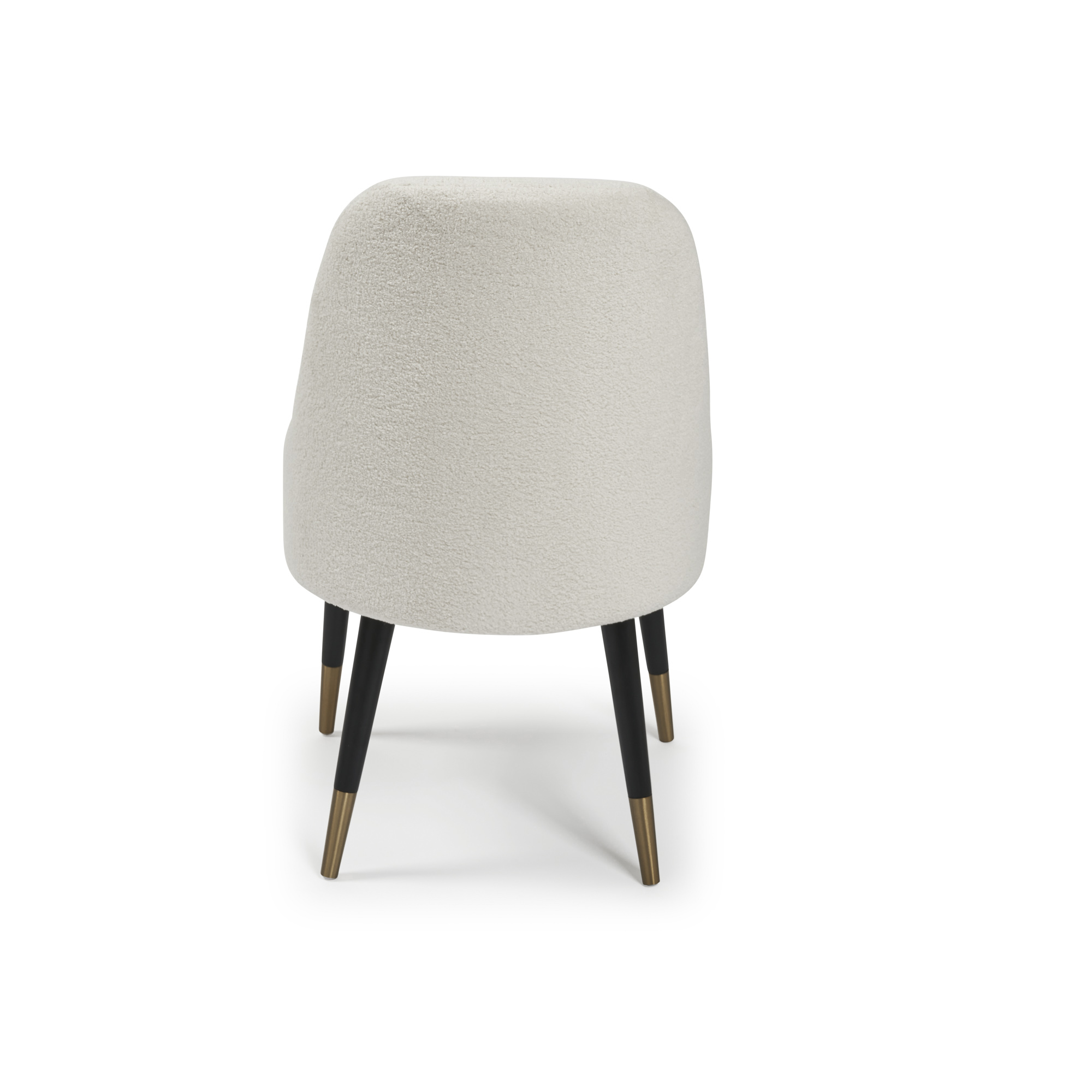 Isla Boucle Dining Chair with Gold Tipped Feet