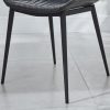 Bellagio 90cm Square Natural Oak Melamine Dining Table with 4x Leo Grey Dining Chairs - Image 10