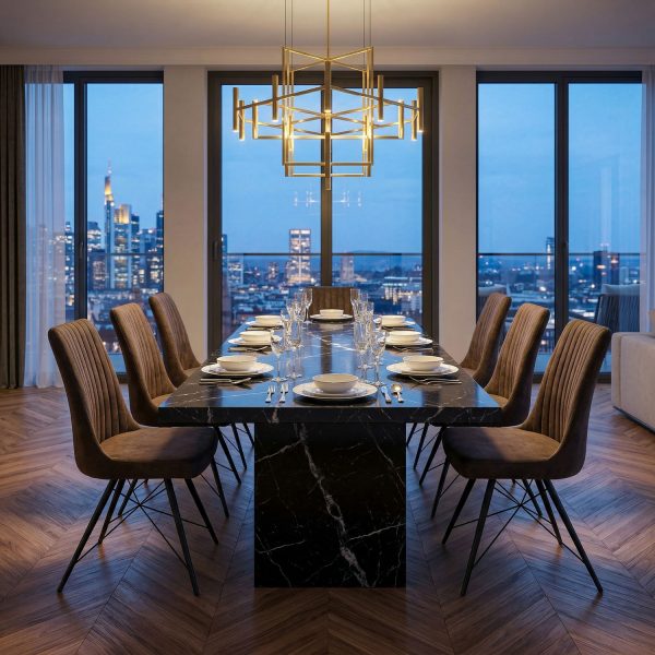 Hudson Faux Leather Dining Chair