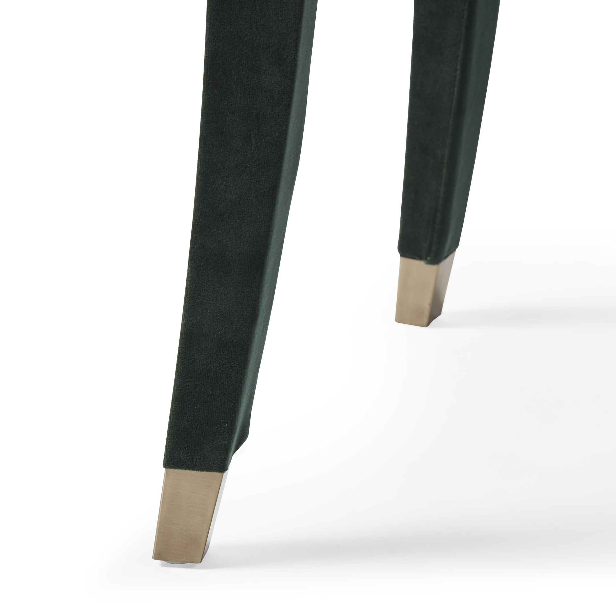 Victoria Upholstered Dark Green Velvet Dining Chair