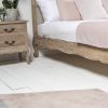 Clementine Whitewash Oak Upholstered Low Foot Board Bed - King - Image 6