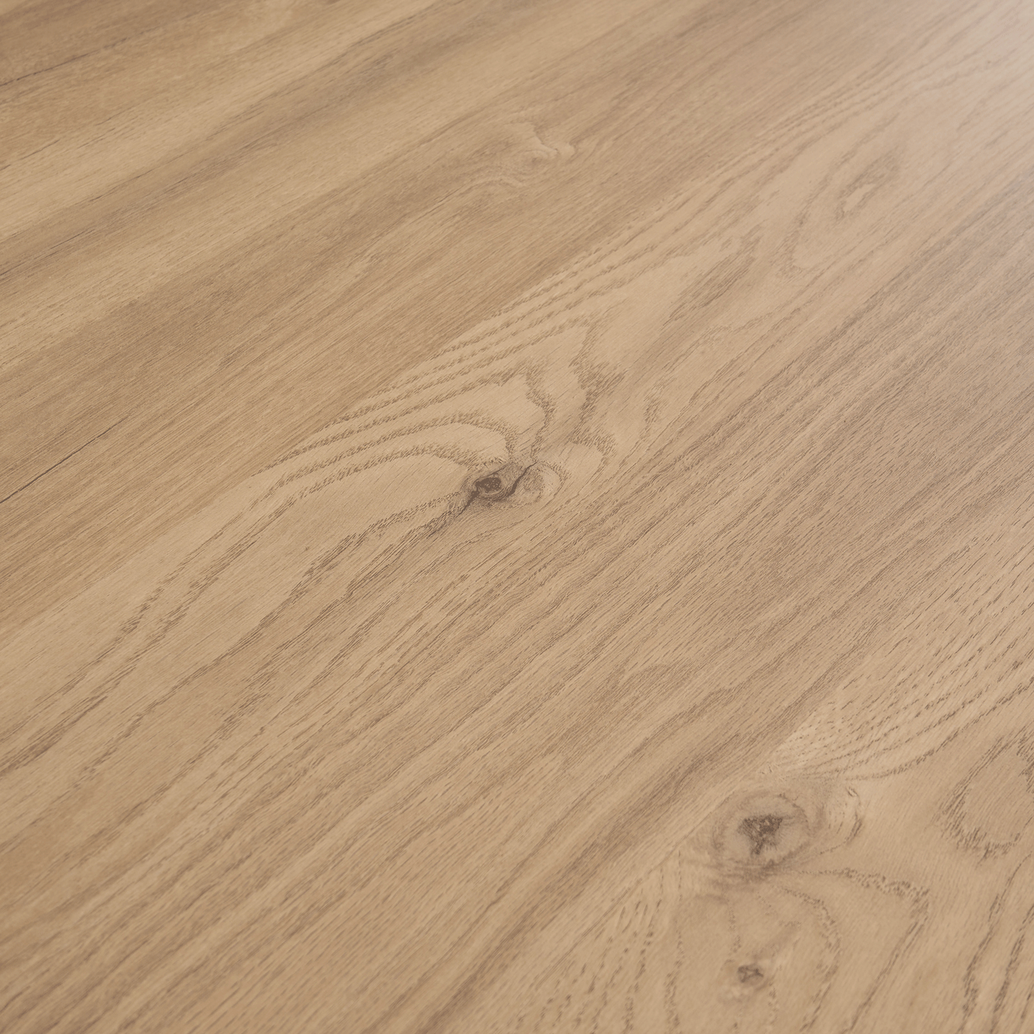 Bellagio 160cm Natural Oak Melamine Dining Table with Black Contemporary Base - Image 7