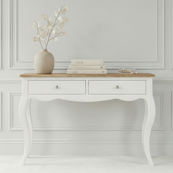 Lille French Chalk white Console Table