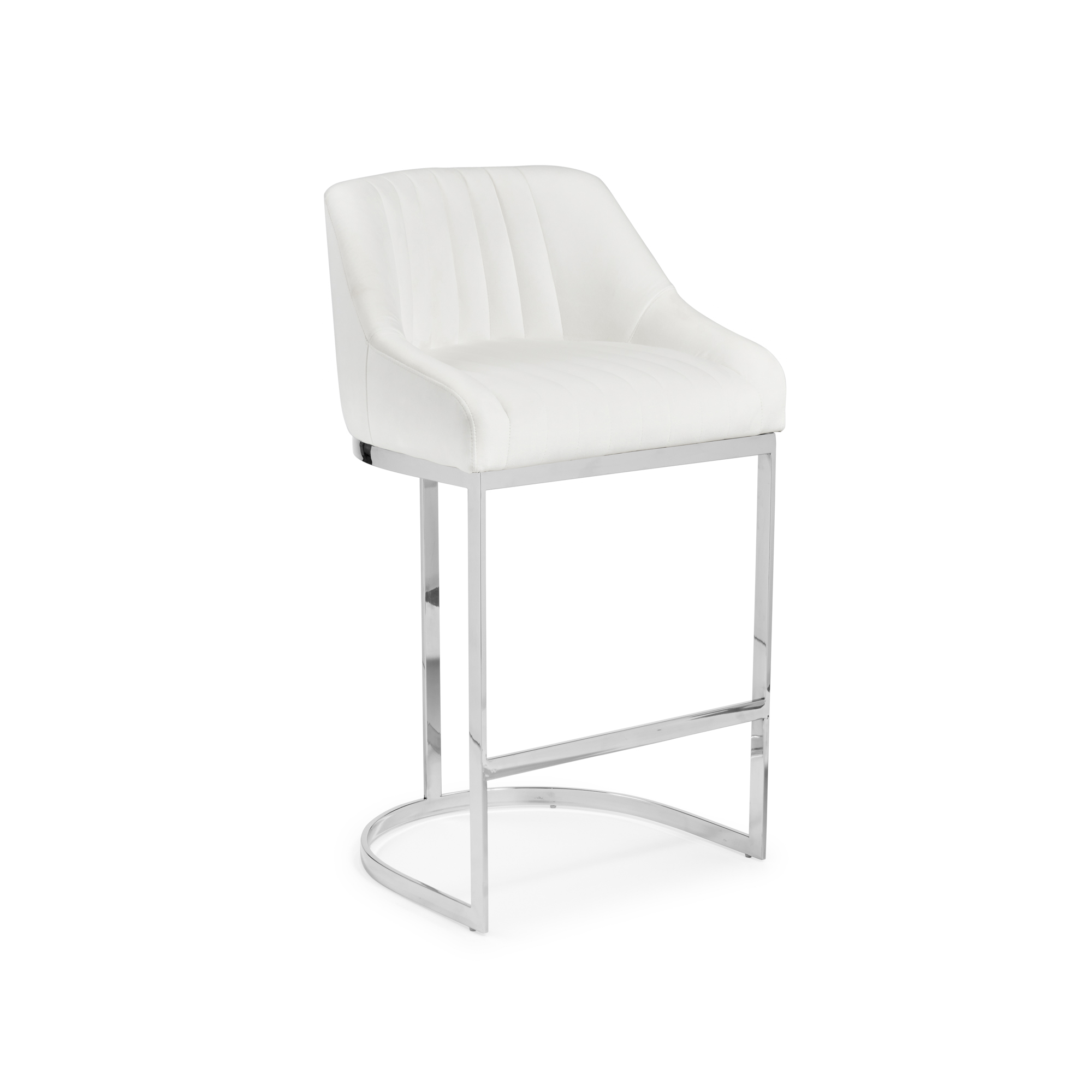White clearance metal stools