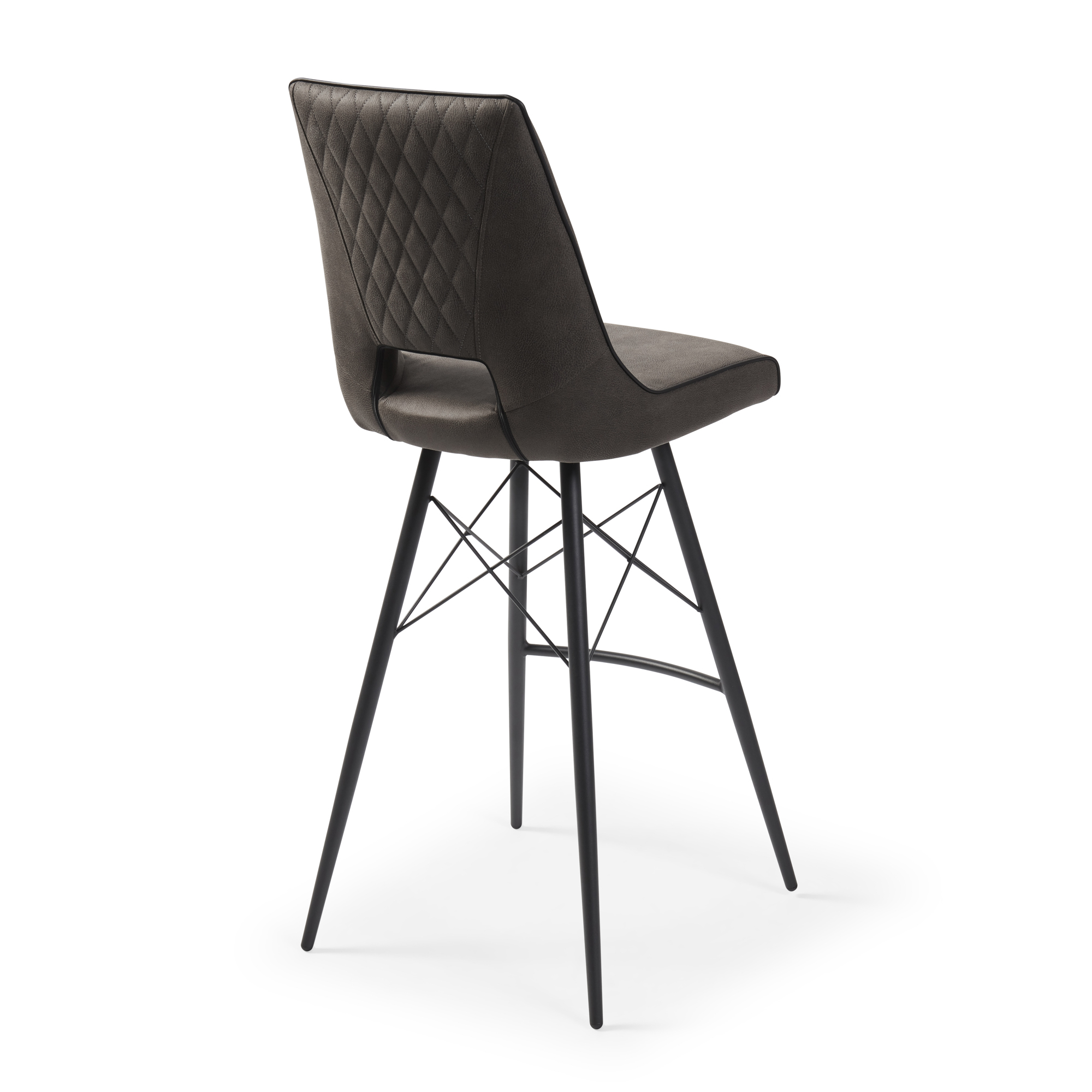 Charlotte Charcoal Counter Stool
