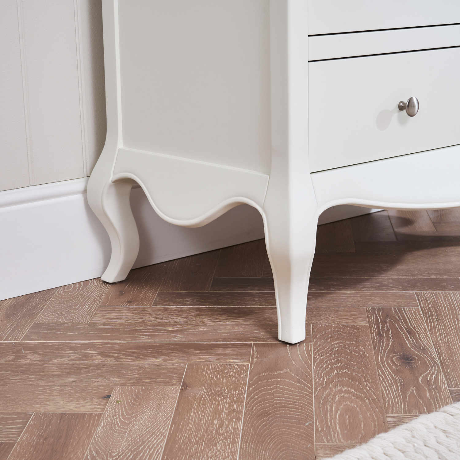 Lille French Chalk White 6 Drawer Tall Chest - Image 6