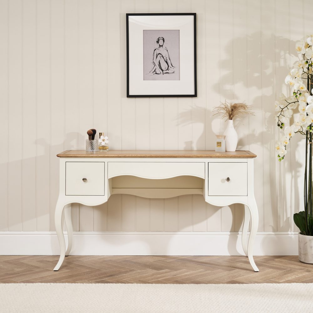Lille French Chalk White Dressing Table Set - Image 3