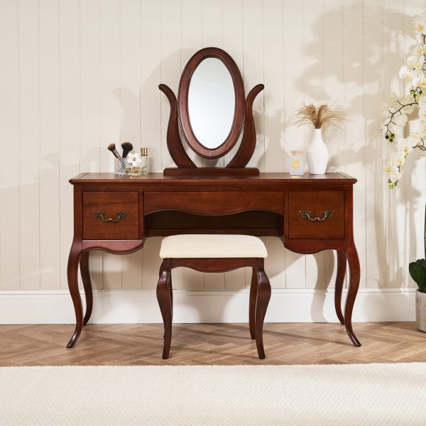 Lille French Mahogany Dressing Table Set