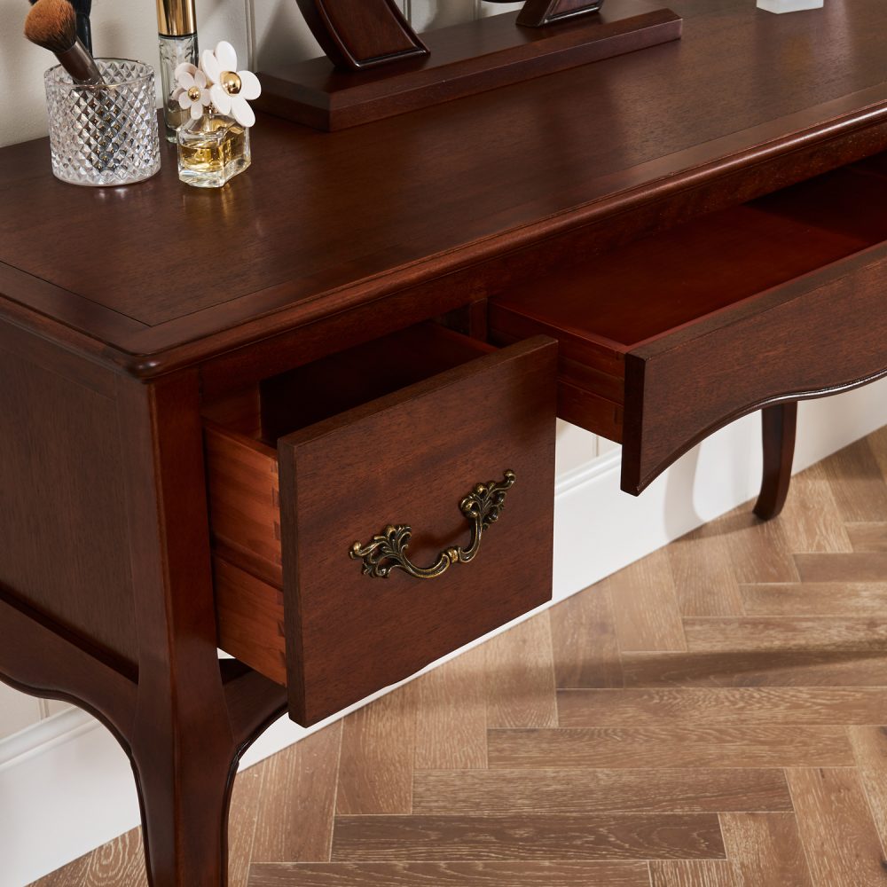 Lille French Mahogany Dressing Table - Image 5