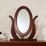 Lille Free Standing Mahogany Dressing Table Mirror