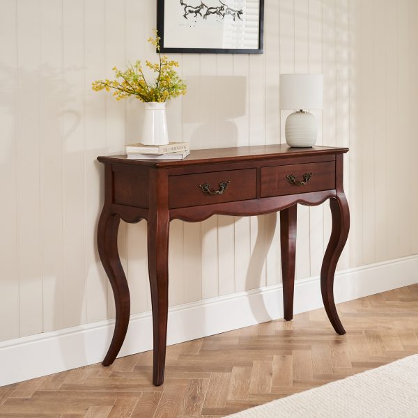 Lille French Mahogany Console Hall Table
