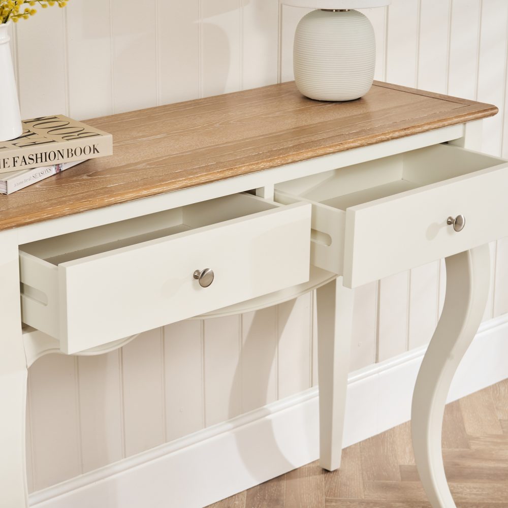 Lille French Chalk white Console Table - Image 3