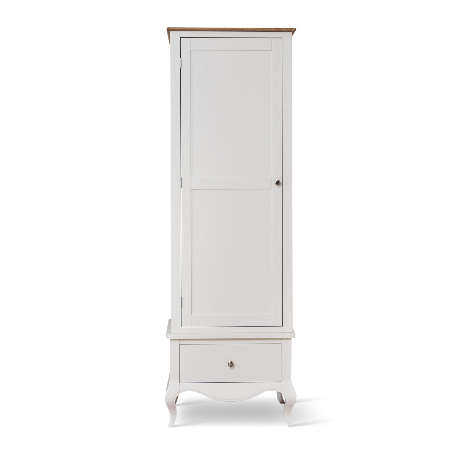 Lille French Chalk White Single Wardrobe - Image 3