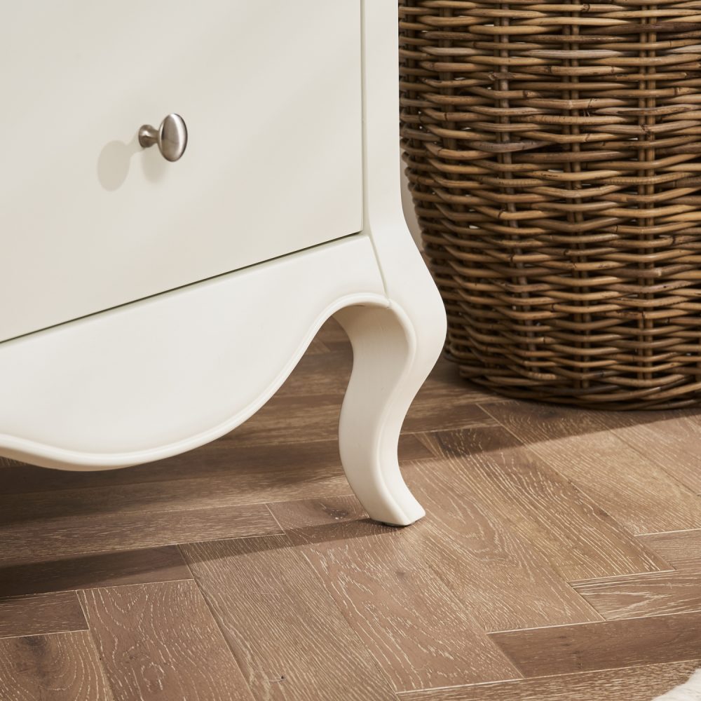 Lille French Chalk White Single Wardrobe - Image 4