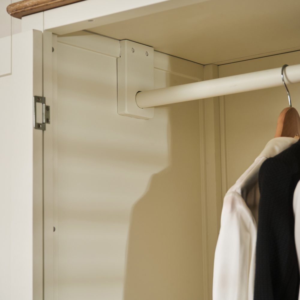 Lille French Chalk White Single Wardrobe - Image 6
