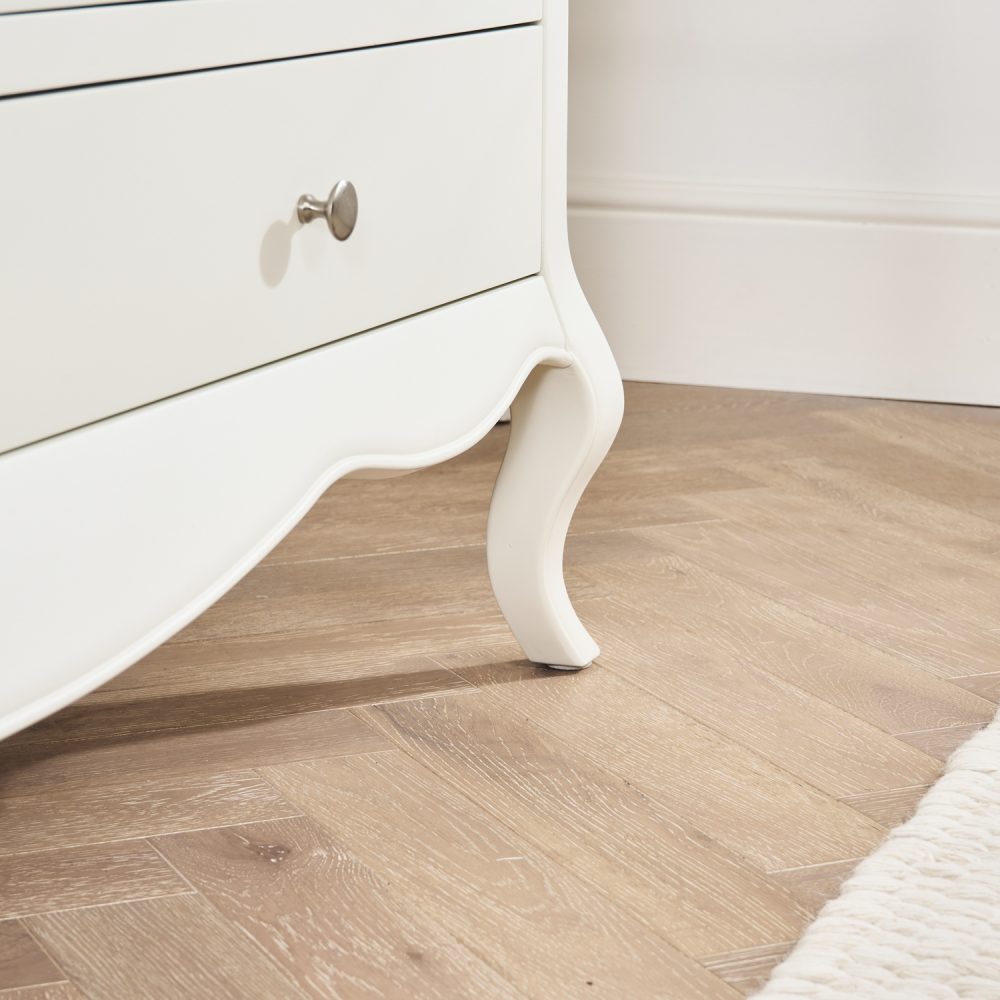 Lille French Chalk White 6 Drawer Wide Chest - Image 5