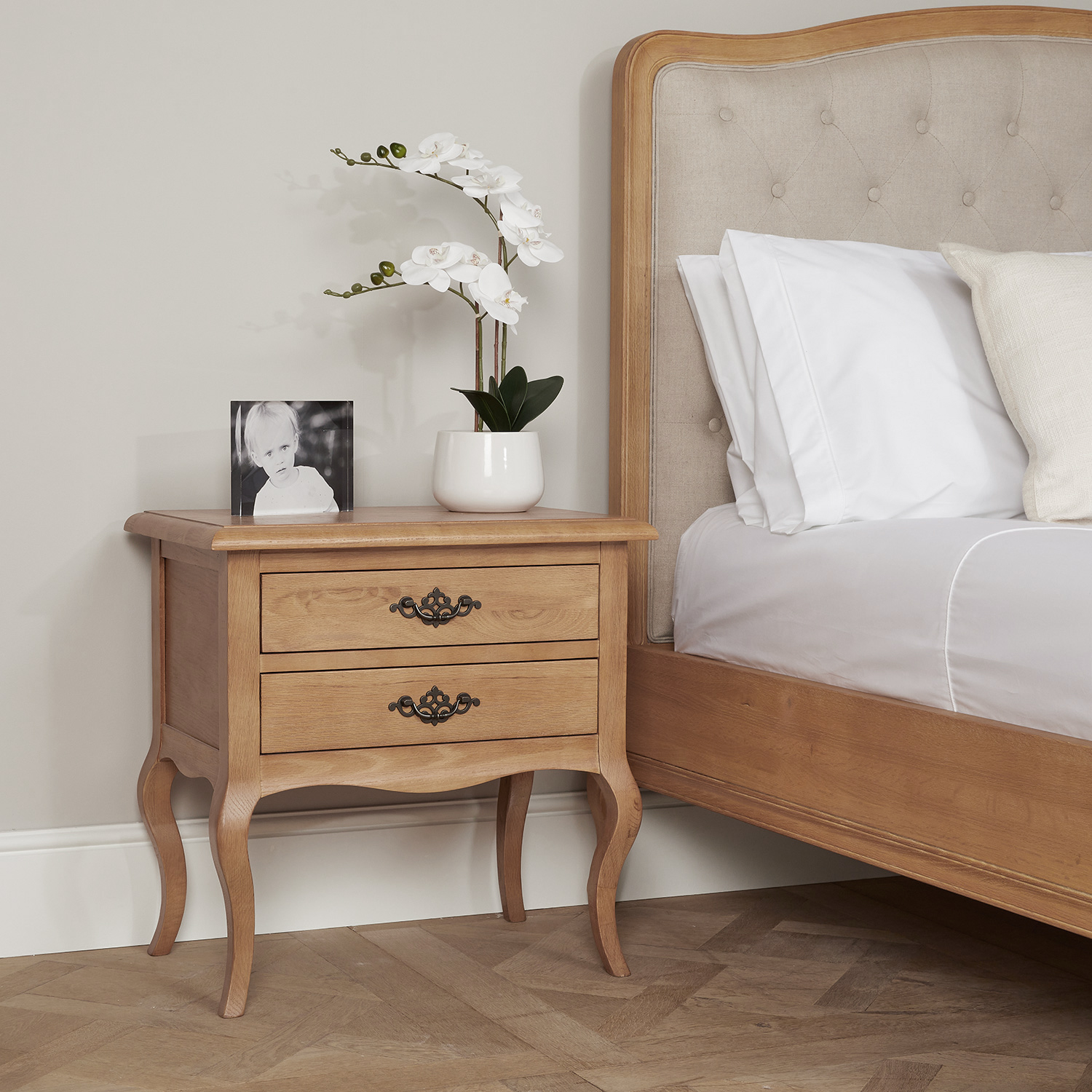 Luxury Upholstered & French Oak Bedroom Furniture Grosvenor Furniture