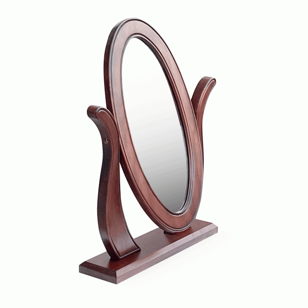 Lille Free Standing Mahogany Dressing Table Mirror