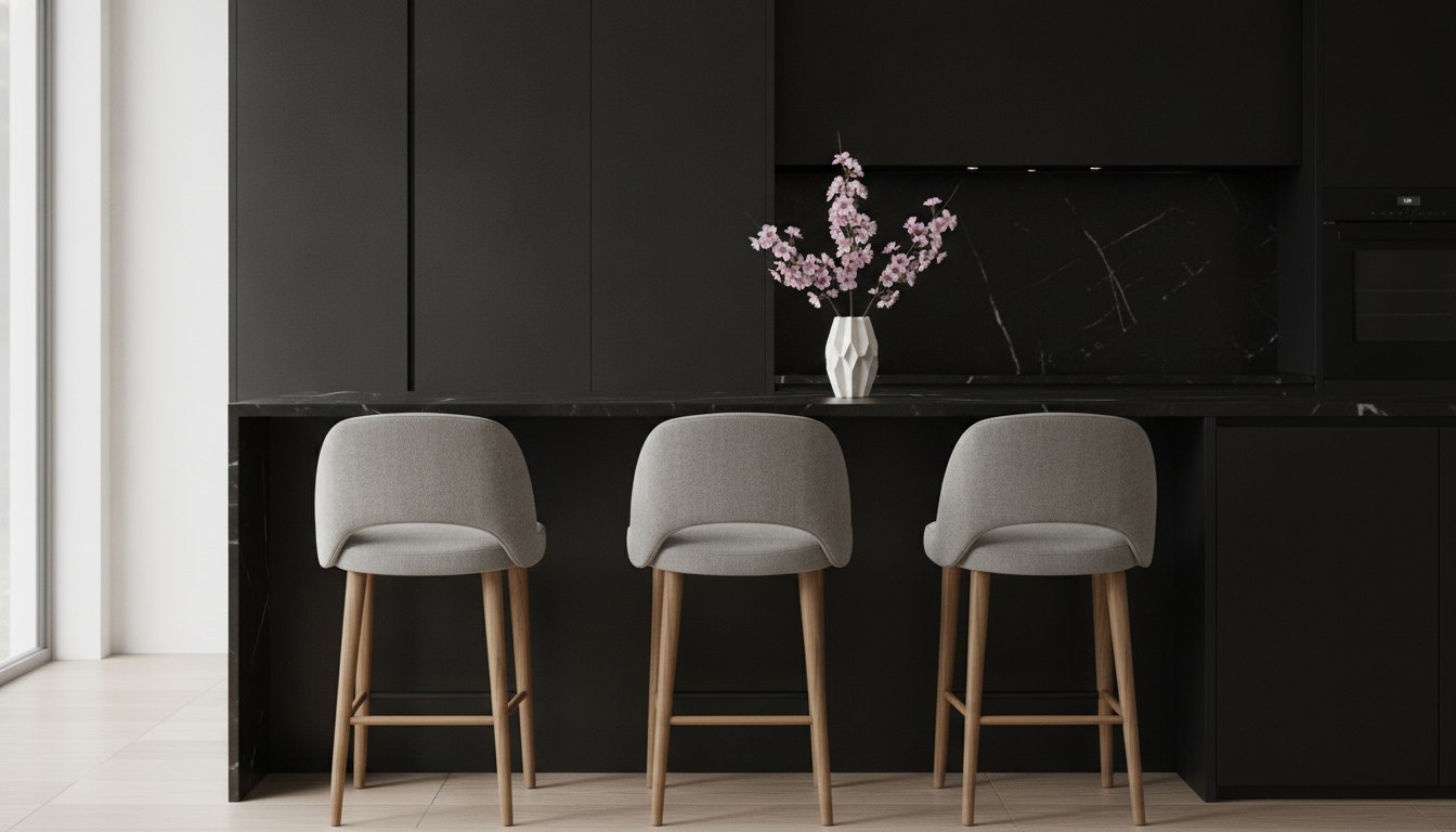 Read more about the article Upholstered Bar Stools with Oak Legs: The Luxury Guide to Kitchen Seating