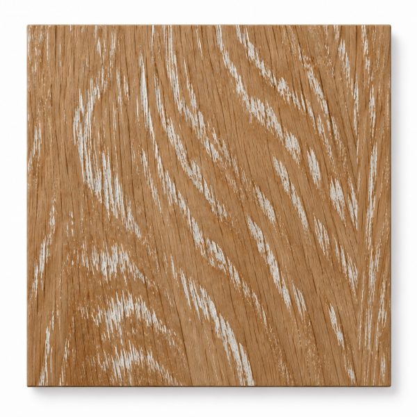 Solid North American Oak – Whitewash Finish – Oatmeal Linen
