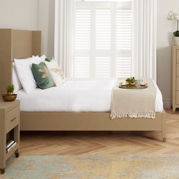 Richmond Shagreen King Size Winged Back Bed