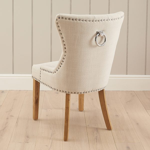 Knightsbridge Linen Wing Back Dining Chair – Second