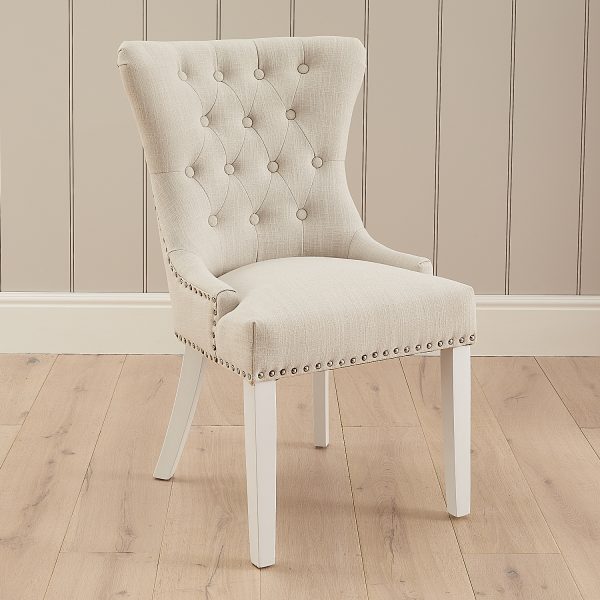 Knightsbridge Linen Wing Back Dining Chair – Second