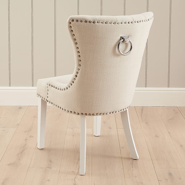 Knightsbridge Linen Wing Back Dining Chair – Second