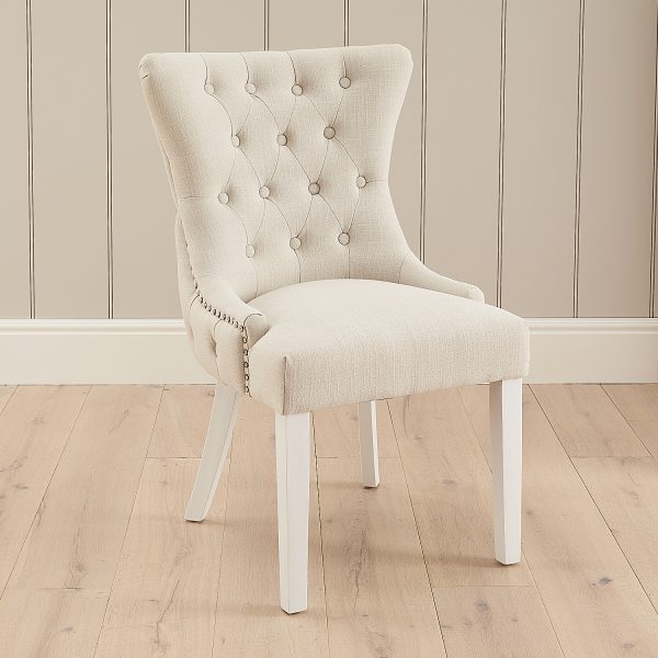 Knightsbridge Linen Wing Back Dining Chair – Second