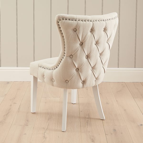 Knightsbridge Linen Wing Back Dining Chair – Second