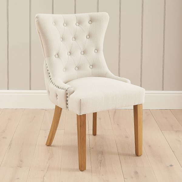 Knightsbridge Linen Wing Back Dining Chair – Second