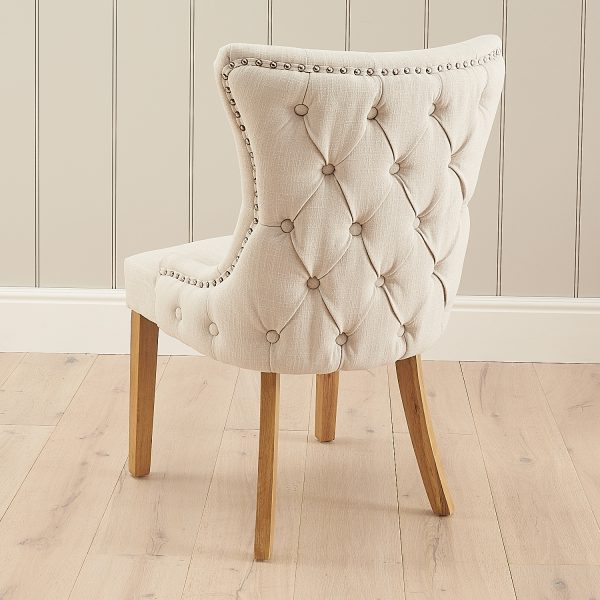 Knightsbridge Linen Wing Back Dining Chair – Second
