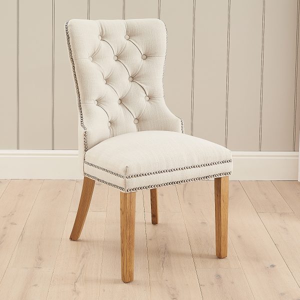 Hale Cream Brushed Velvet Dining Chair – Second