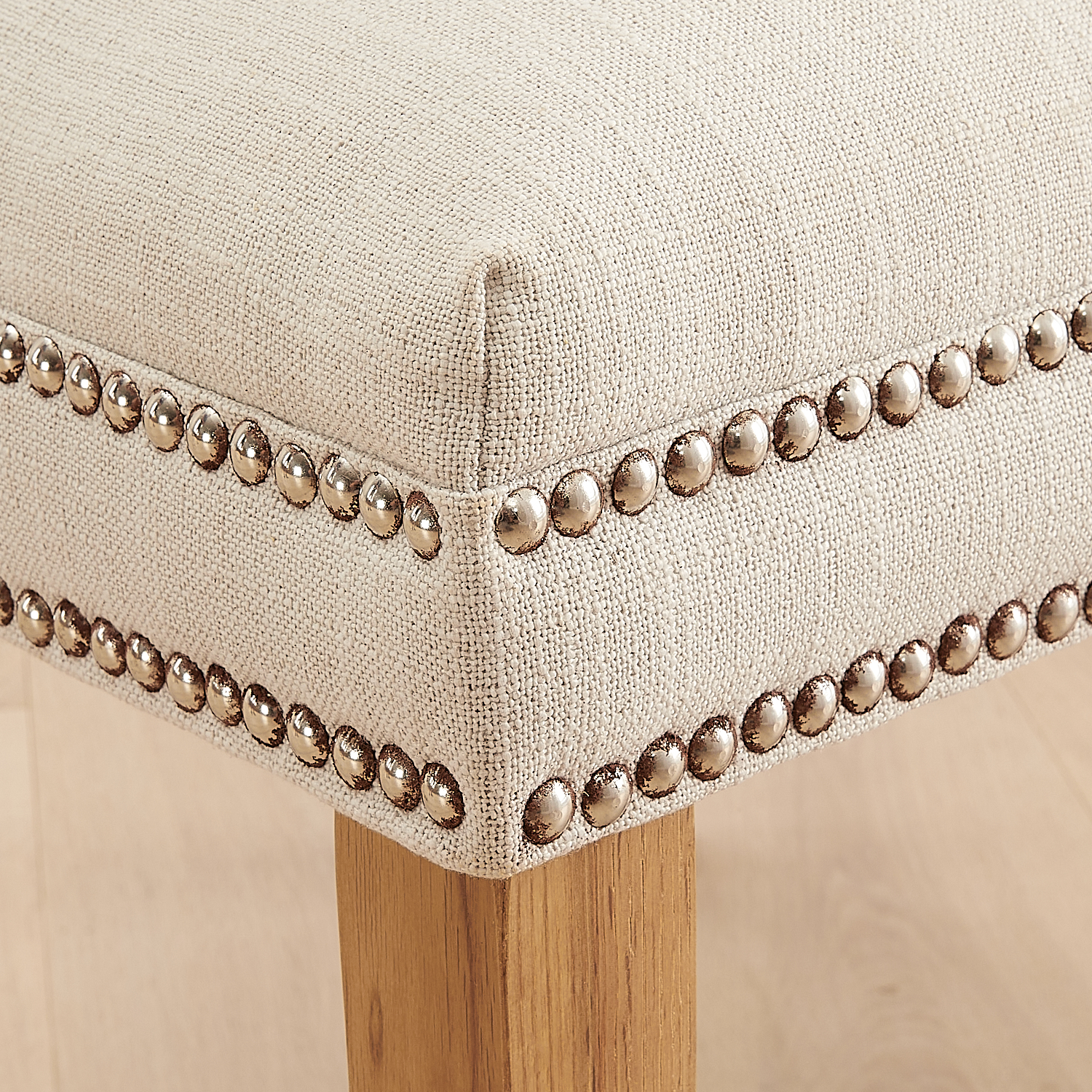 Hale Cream Brushed Velvet Dining Chair - Second - Image 9