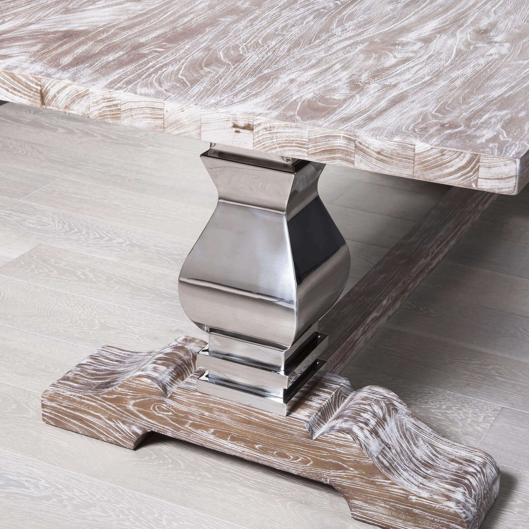 2.4m Solid Elm Refectory Dining Table SALE!!!