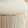 Compact Italian Gold Framed Marble Dressing Table Set - Image 10