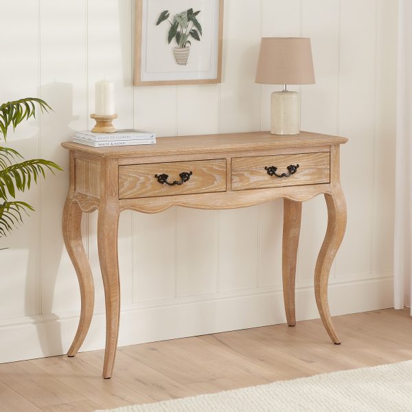 Lille French Limed Oak Dressing/Hall Table