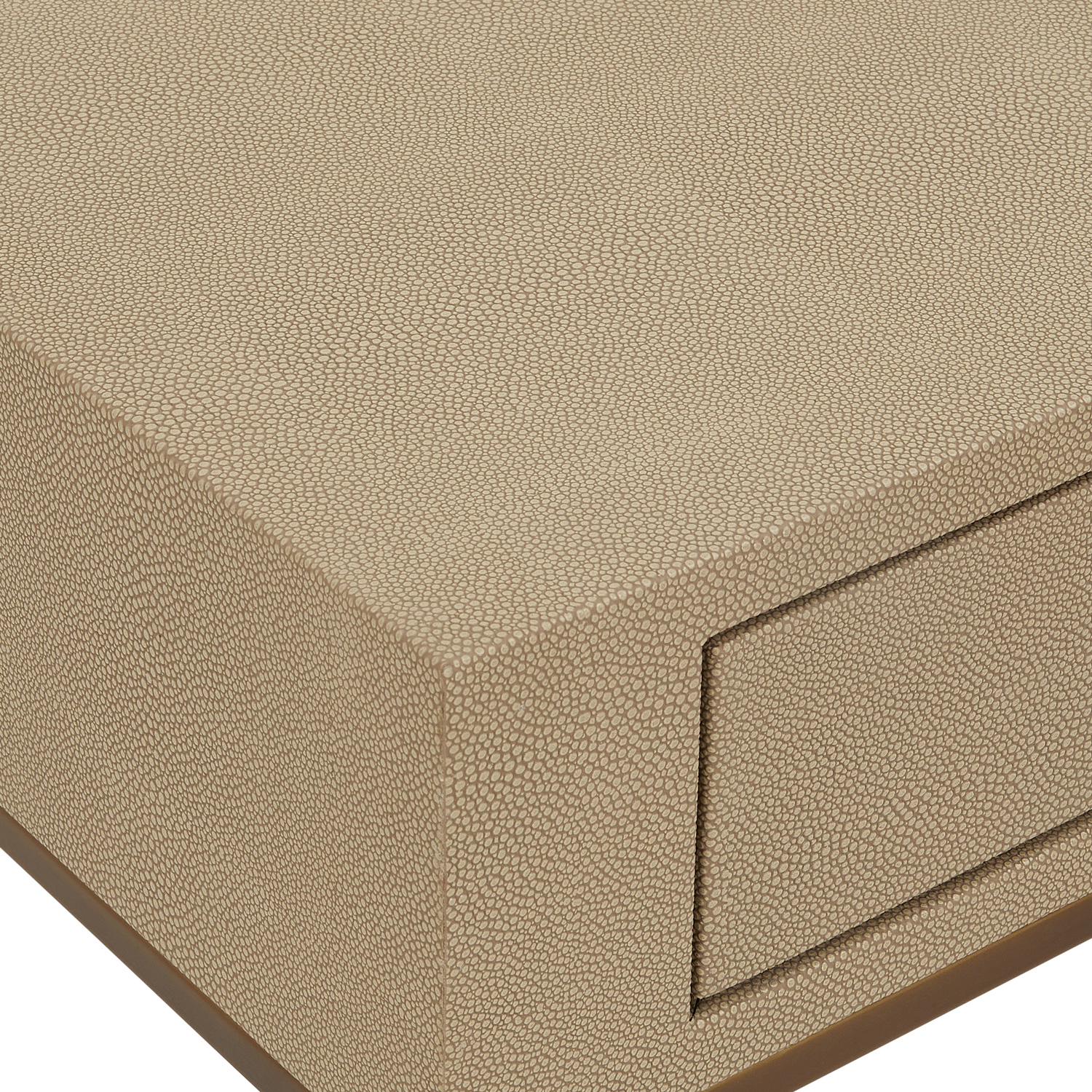 Richmond Shagreen 1 Drawer Lamp Table