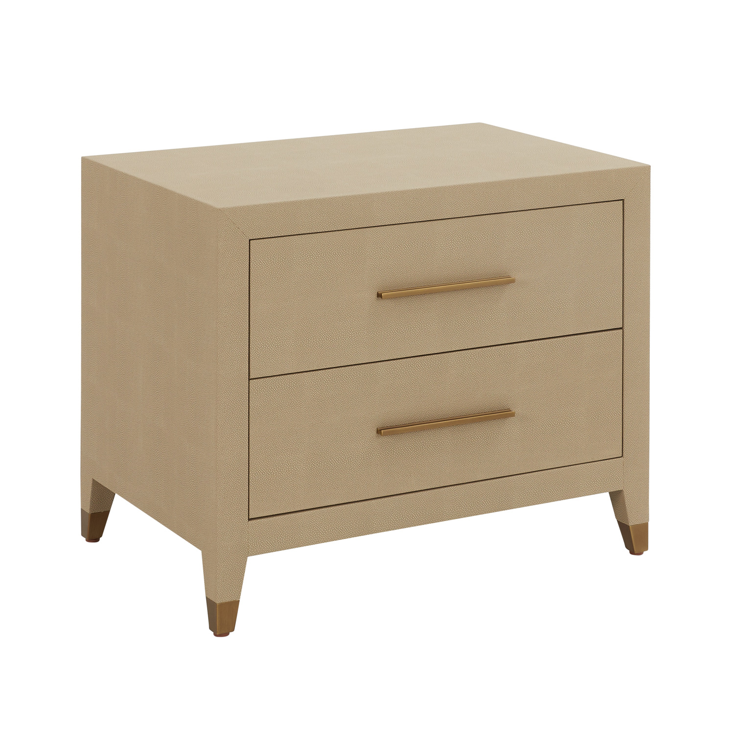 Richmond Shagreen 2 Drawer Chest – Cabinet