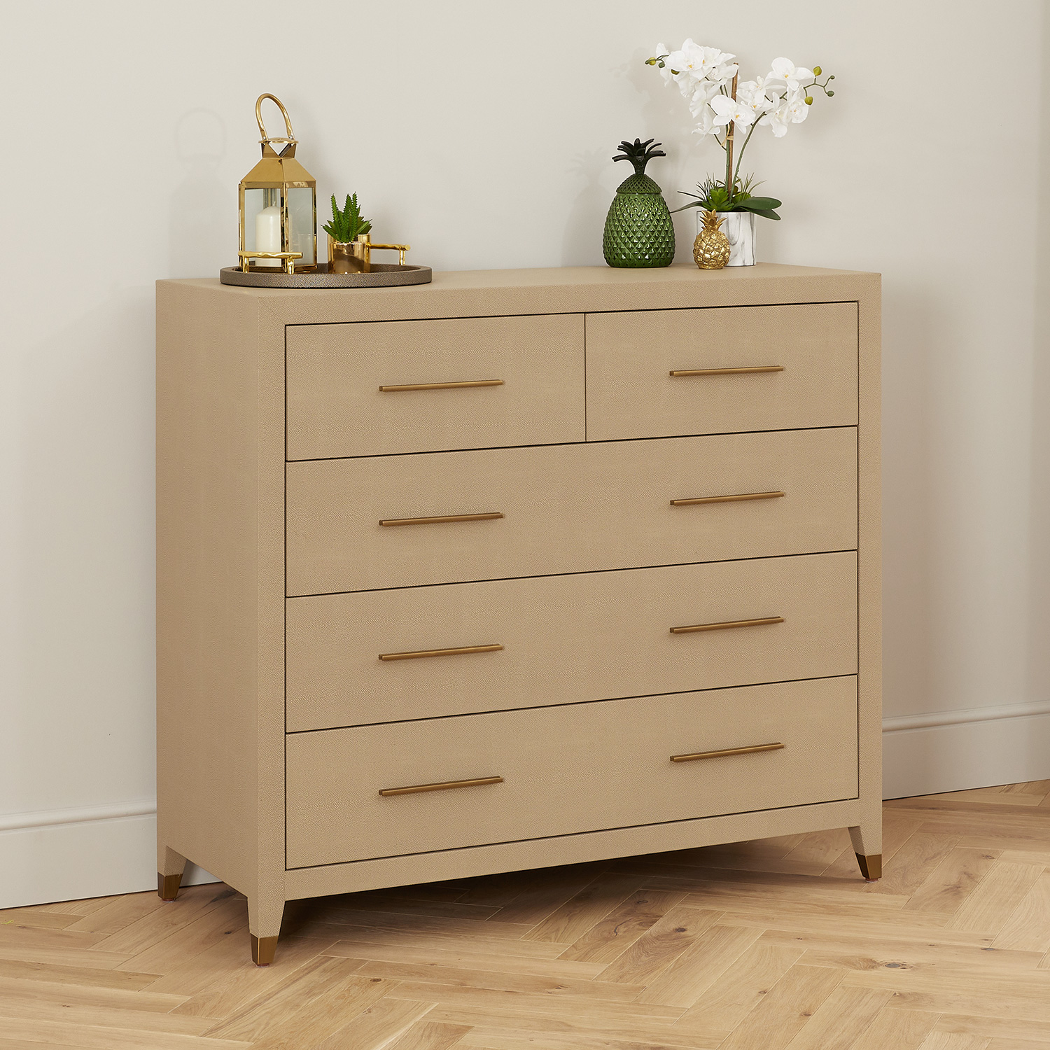 Large 5 drawer shop chest