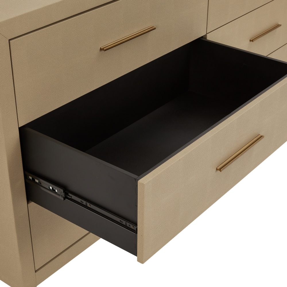 Richmond Shagreen 6 Drawer Large Chest - Image 10